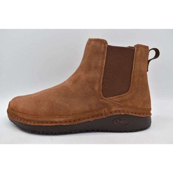 Chaco Womens Size 8 Paonia Cinnamon Brown Suede Chelsea Boots Shoes - Picture 8 of 14